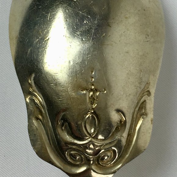 Vintage Simeon & George Rogers Company Silver plate Sugar Shell Fancy Spoon - Picture 3 of 8